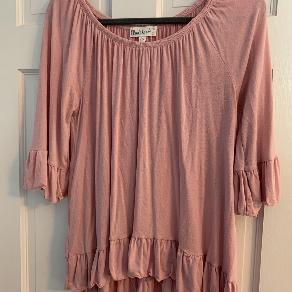 Bell sleeve top